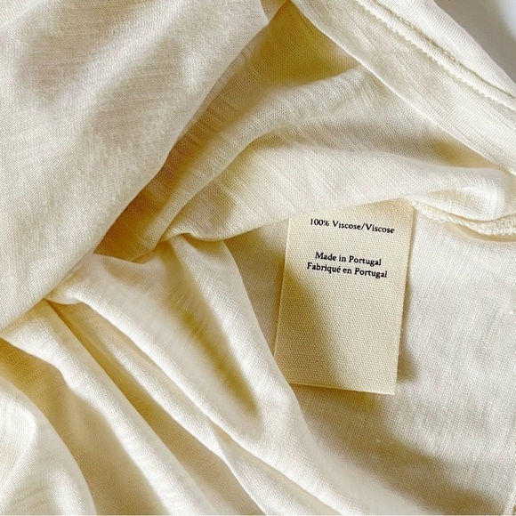 LoveShackFancy relaxed fit Calix tee in cream with multicolor “Dallas” print - Picture 5 of 7